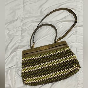 Lee Radziwill runway hand beaded bag.